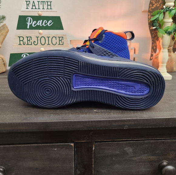 Nike Air Force Max II Navy/Amarillo Sz. 9 - Picture 4 of 4